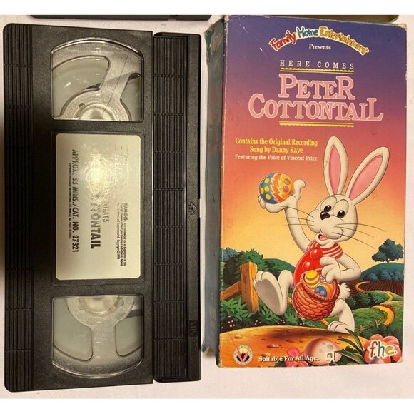 2 VHS Thumpkin And The Easter Bunnies & Here Comes Peter Cottontail - Picture 3 of 5